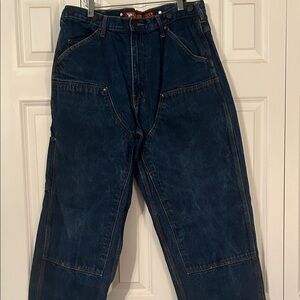 Classic Dark Blue Relaxed Fit Jeans